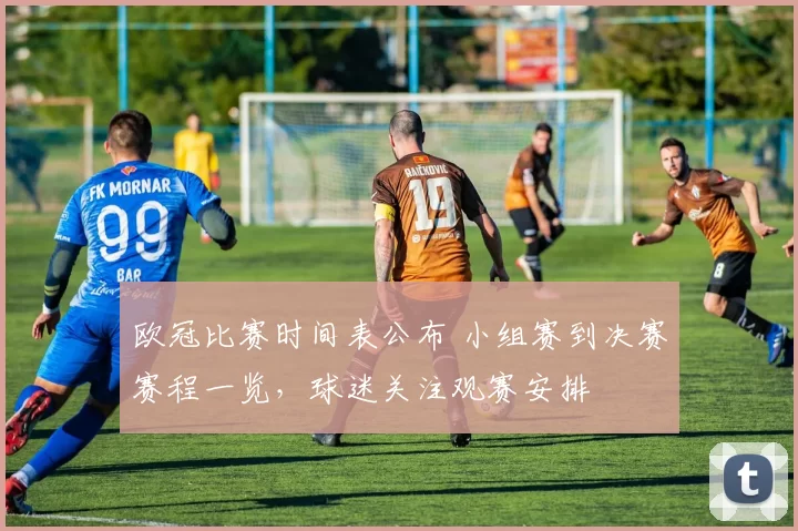 欧冠比赛时间表公布 小组赛到决赛赛程一览，球迷关注观赛安排